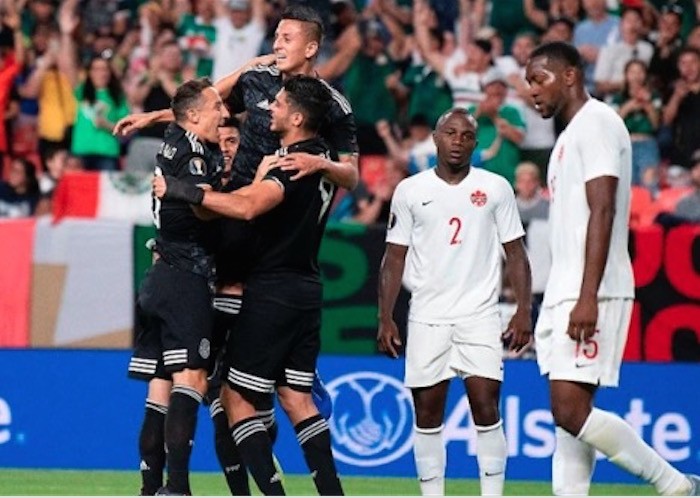 FÚTBOL, COPA ORO: México vence vence a Canadá 3-1
