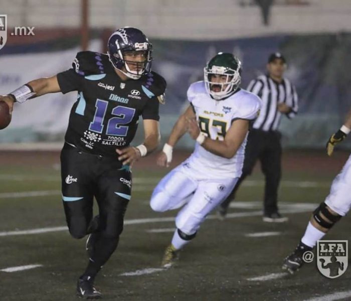 Futbol Americano: Los Dinos se llevaron la guerra jurásica